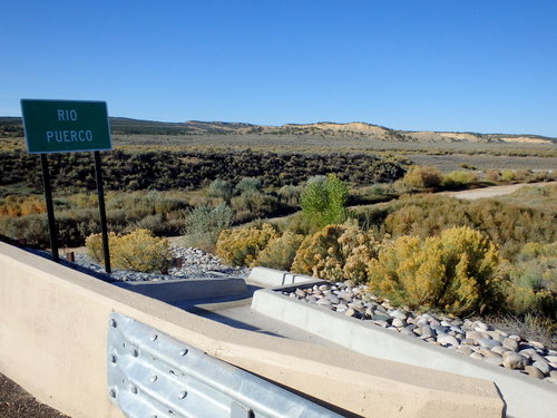 GDMBR: The Rio Puerco does have some water here.